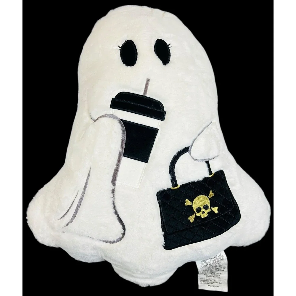 Ghost Pillow with Coffee and 